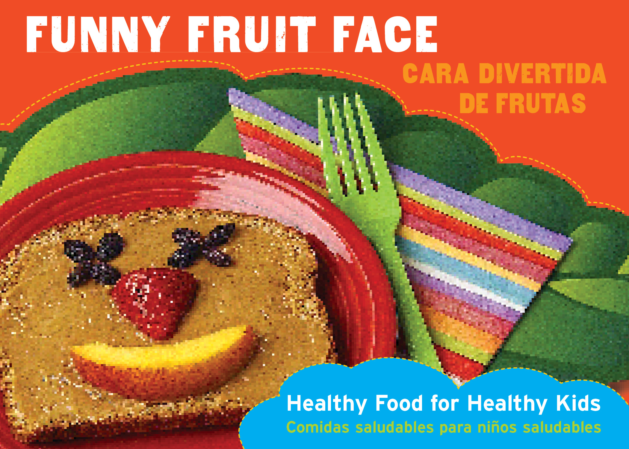 Recipe Card - Funny Fruit Face