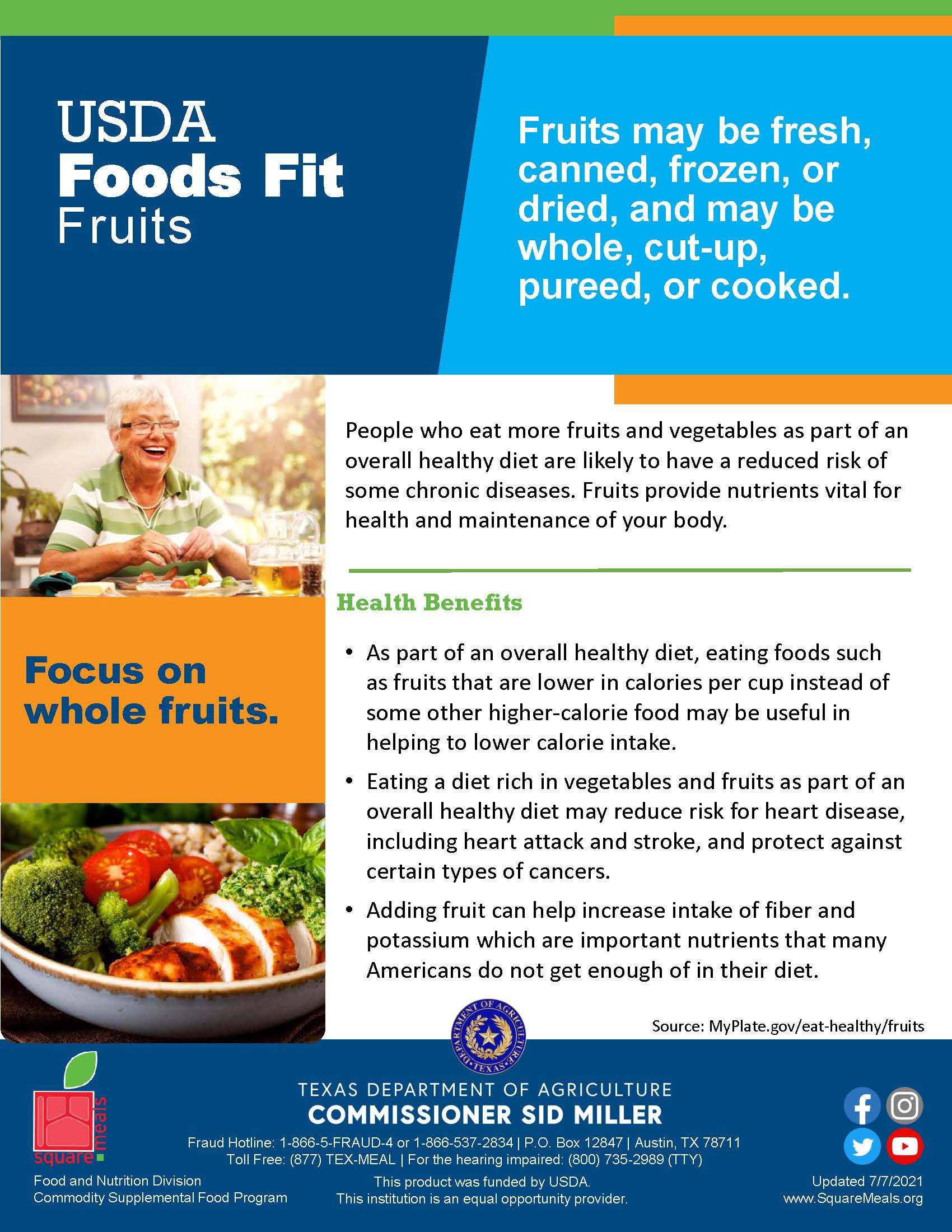 USDA Foods Fit - Fruits