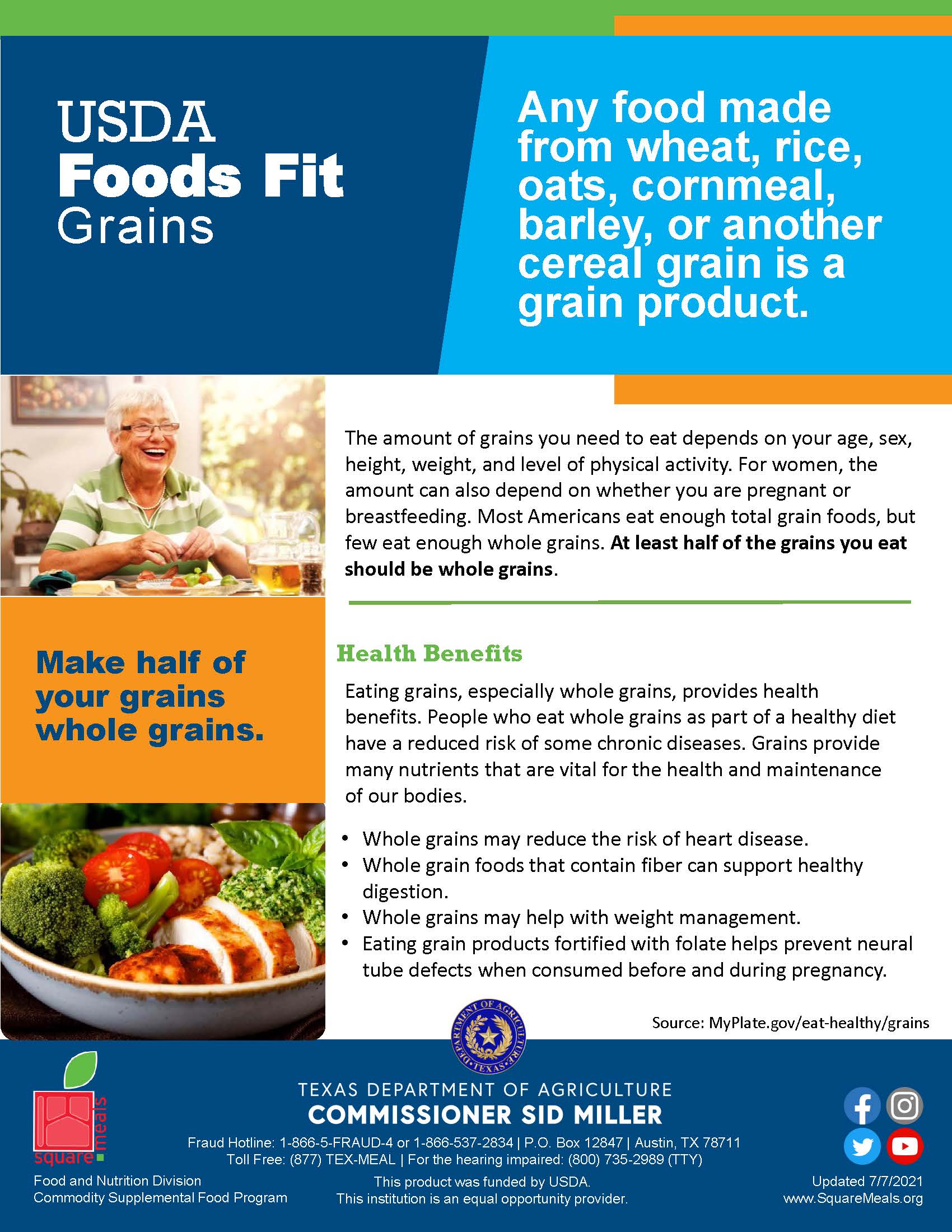 USDA Foods Fit - Grains