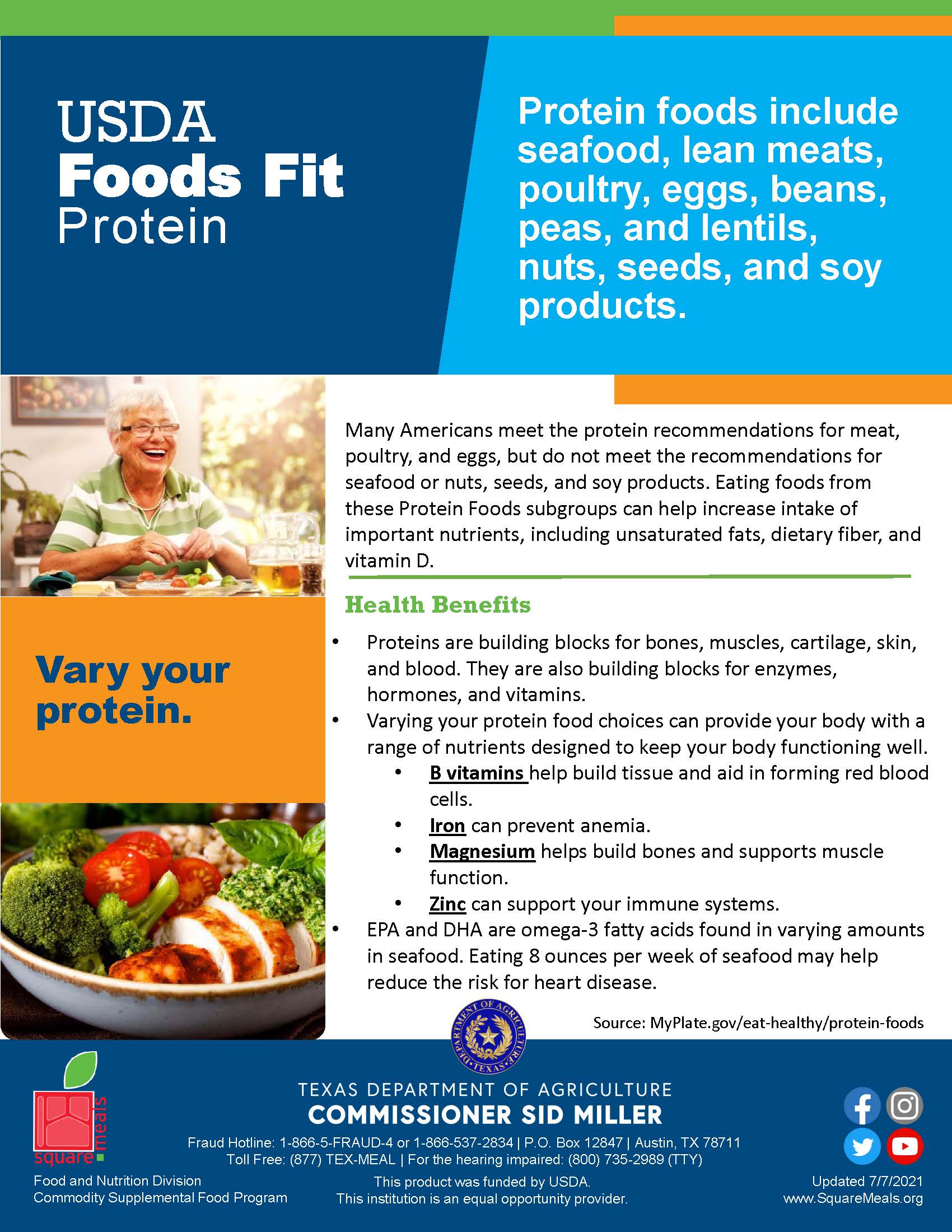 USDA Foods Fit - Protein