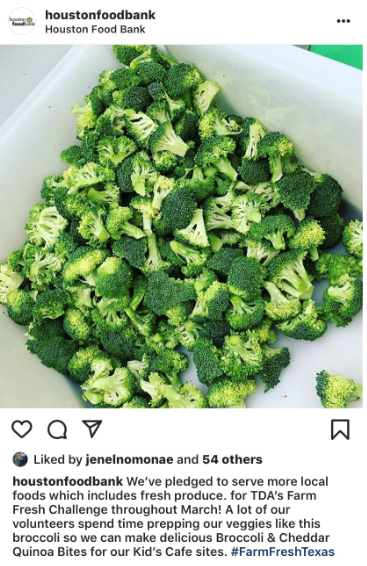 Houston Food Bank Broccoli