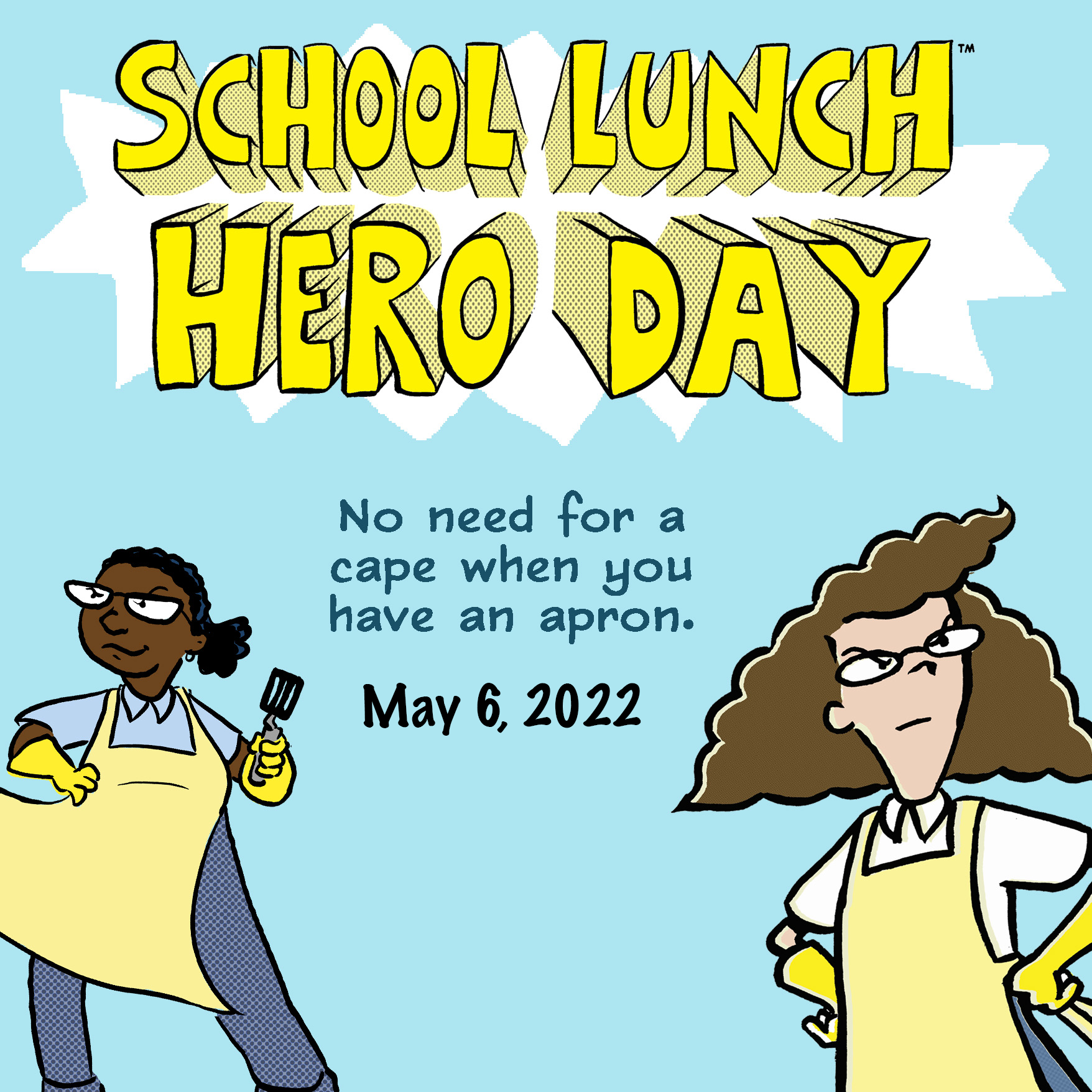School Lunch Hero Day Graphic